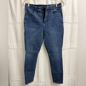 American Eagle Outfitters Dark Blue High-Rise Jegging